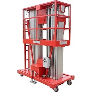 Фото 13 - Телескопический Двухмачтовый Подъемник ZX-2-120 OXLIFT 12 м 200 кг.