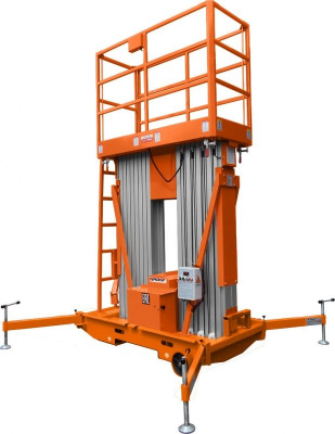 Телескопический подъемник GROST Double Mast 200-14 AC (от сети).