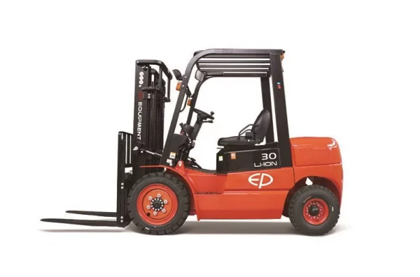 Погрузчик вилочный электрический EP Equipment EFL302 ECONOMY SERIES (LI-ION, 3F480, SS, ST, 410 Ah, четырехопорный)