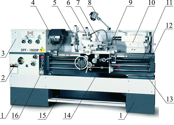 Универсальный токарный станок SPF-1500P
