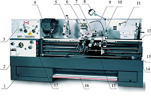 Универсальный токарный станок SPF-1500PH